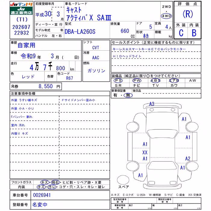 DAIHATSU CAST