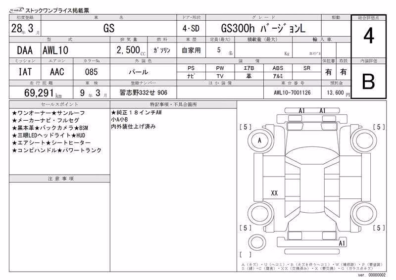 LEXUS GS300H