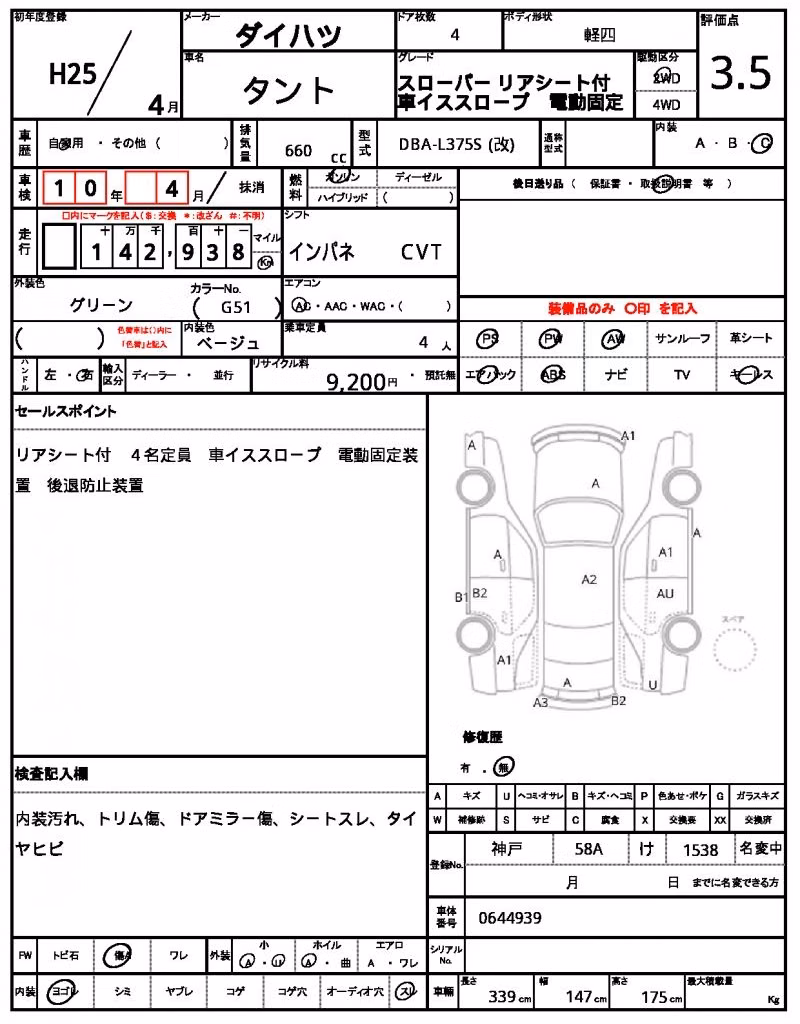 DAIHATSU TANTO
