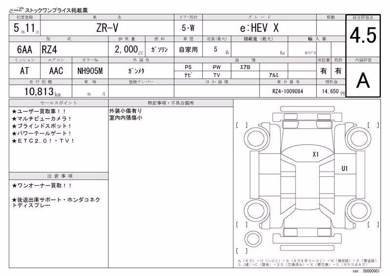 HONDA ZR-V