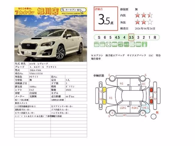 SUBARU LEVORG