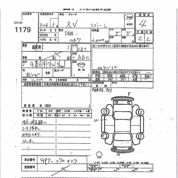SUBARU XV
