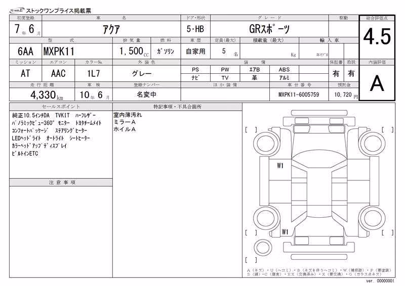 TOYOTA AQUA