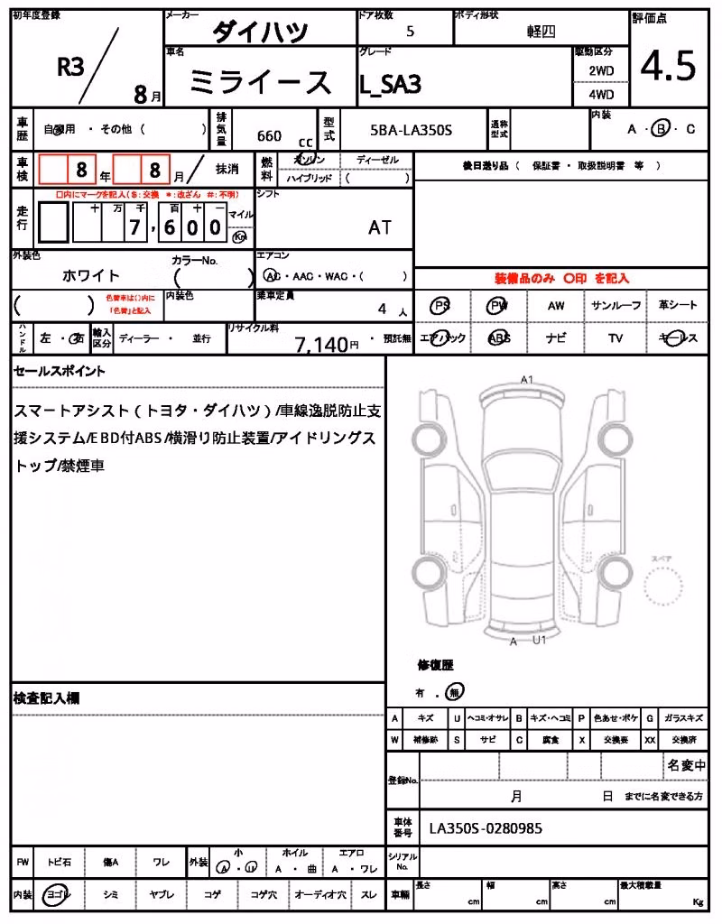 DAIHATSU MIRA E:S
