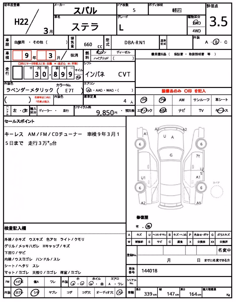 SUBARU STELLA