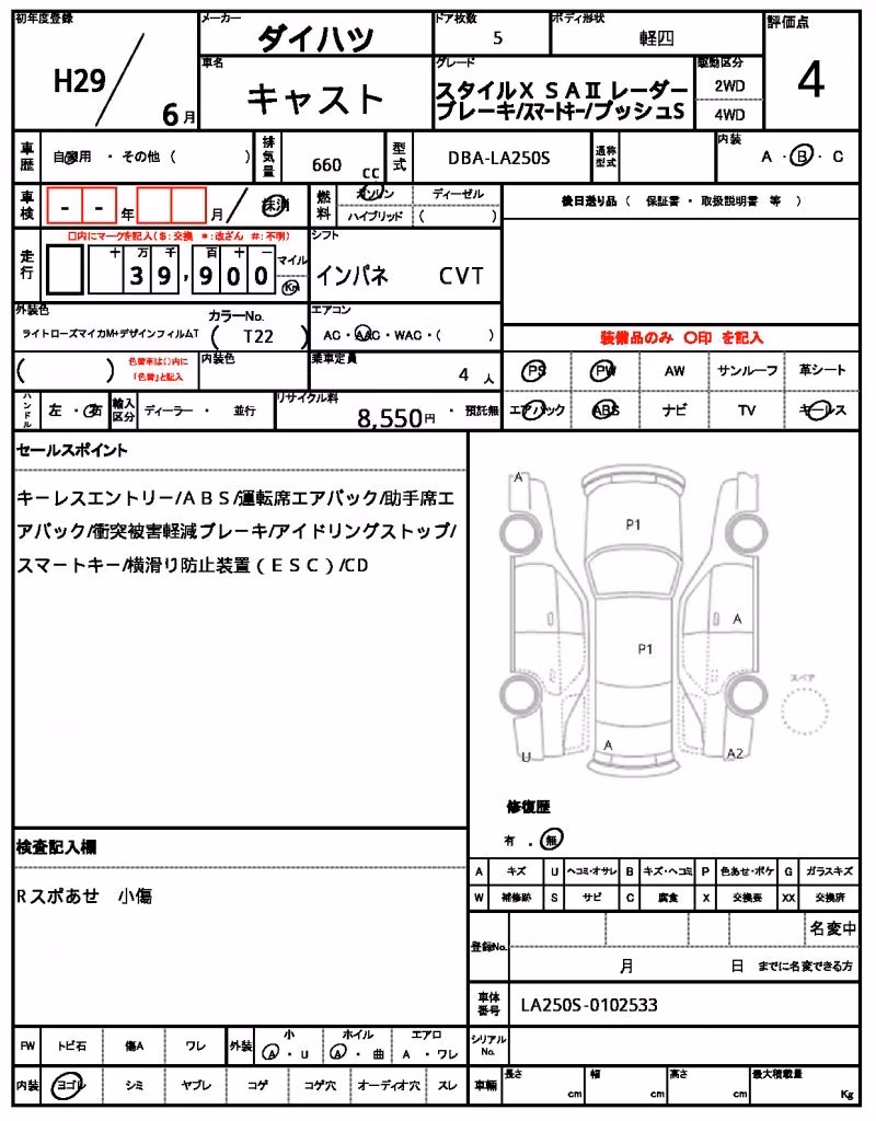 DAIHATSU CAST