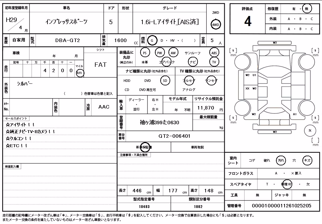 SUBARU IMPREZA