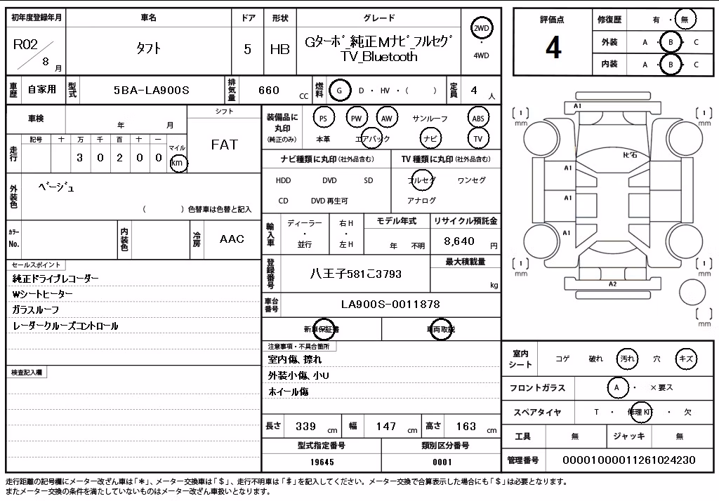 DAIHATSU TAFT