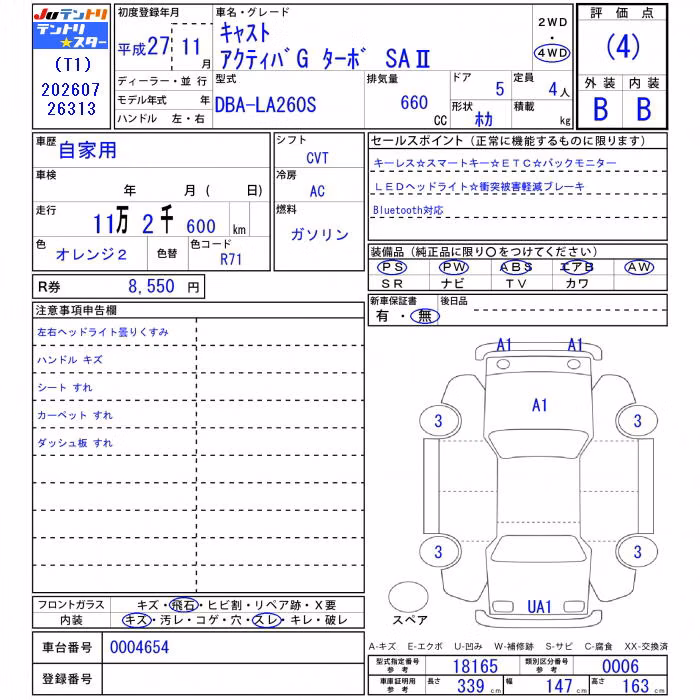 DAIHATSU CAST