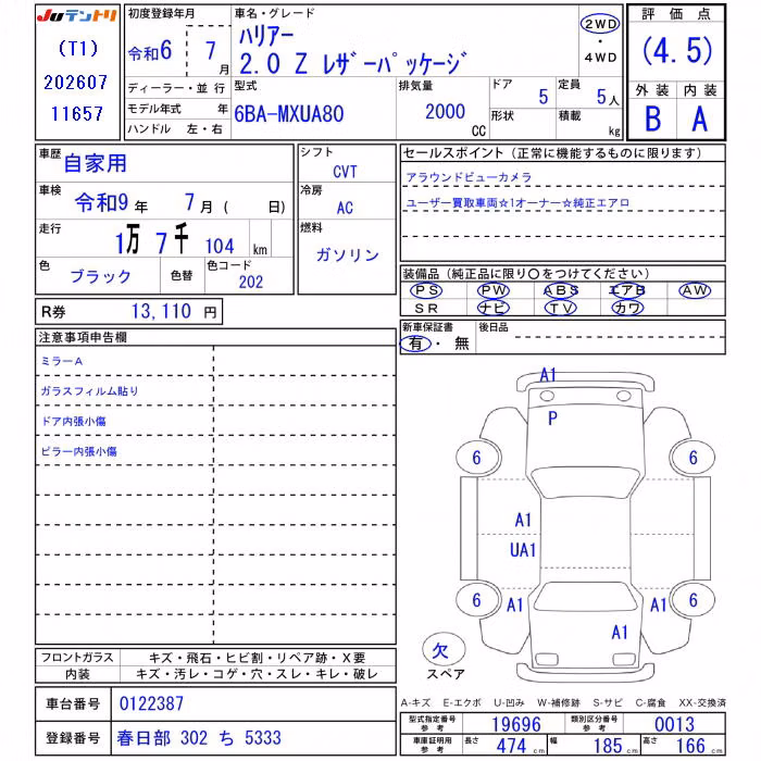 TOYOTA HARRIER