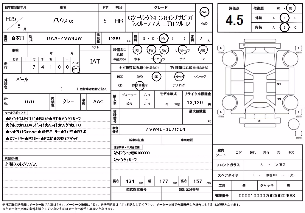 TOYOTA PRIUS ALPHA