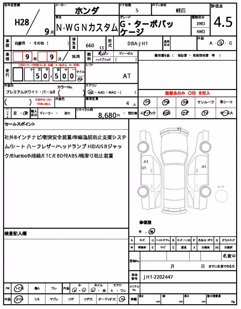 HONDA N-WGN