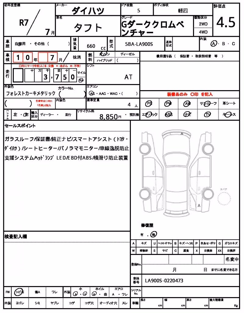 DAIHATSU TAFT