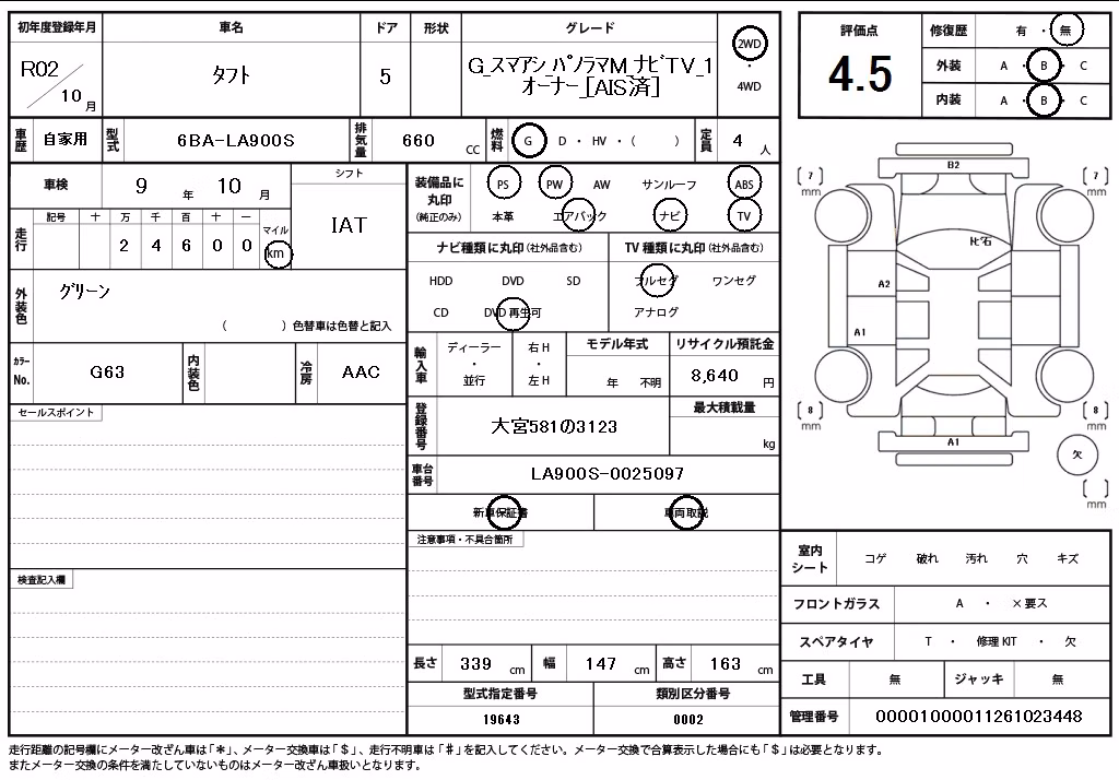 DAIHATSU TAFT