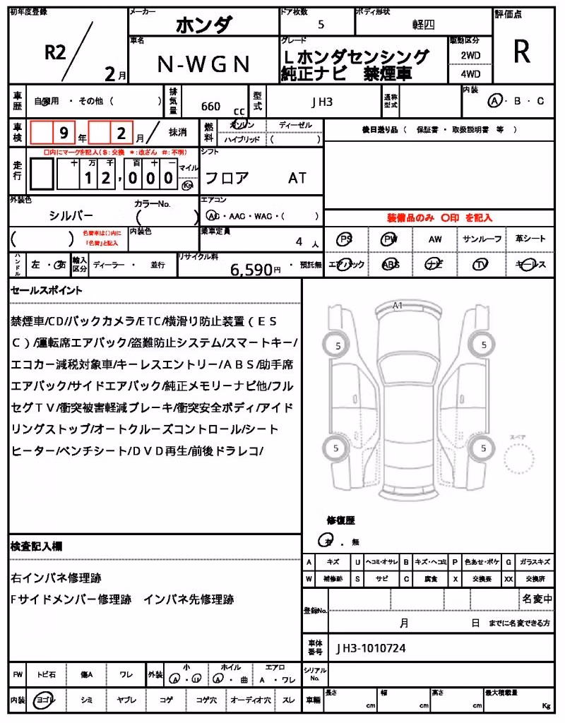 HONDA N-WGN