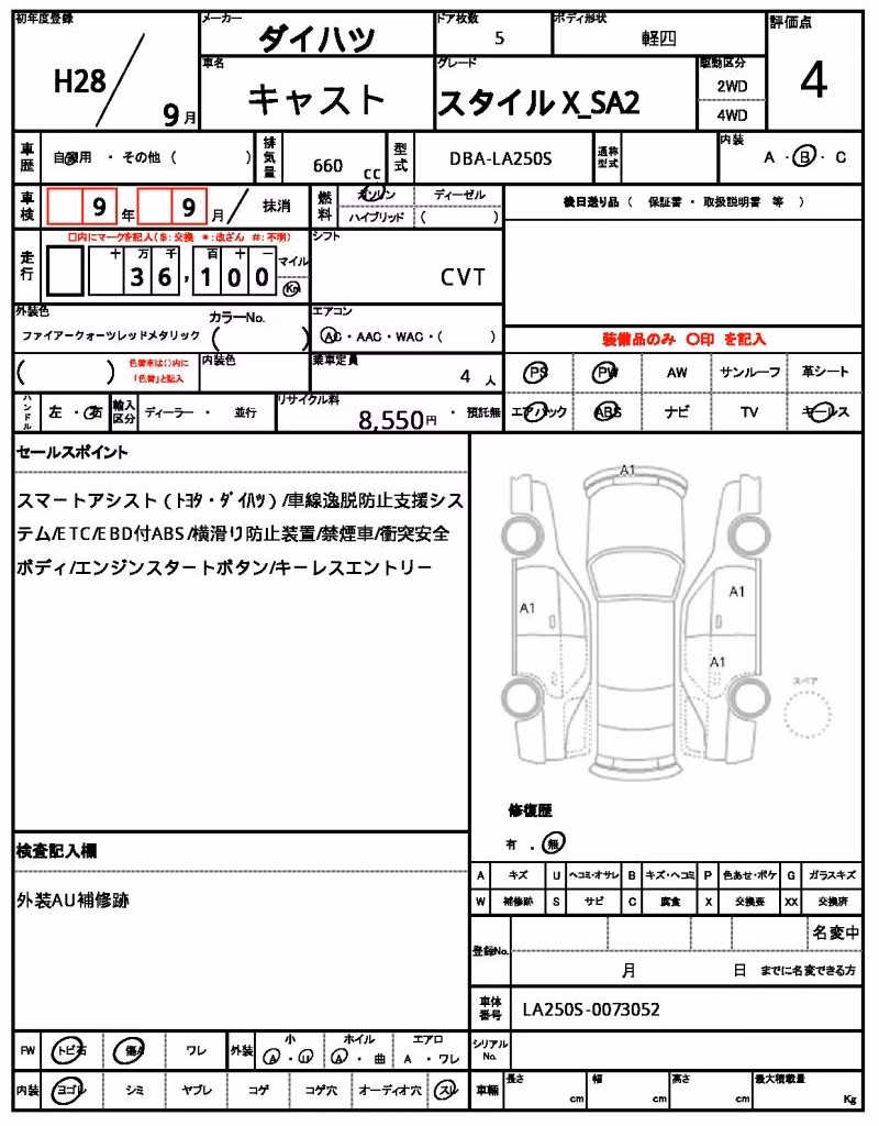 DAIHATSU CAST