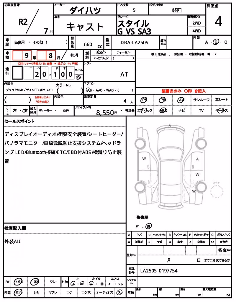 DAIHATSU CAST