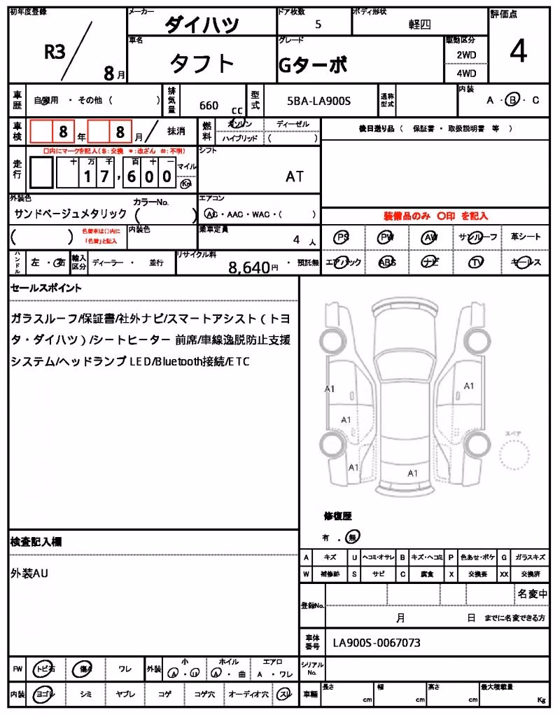 DAIHATSU TAFT