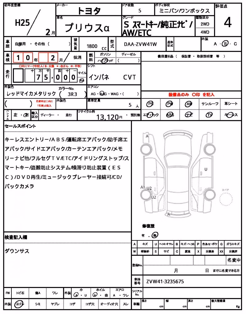 TOYOTA PRIUS ALPHA