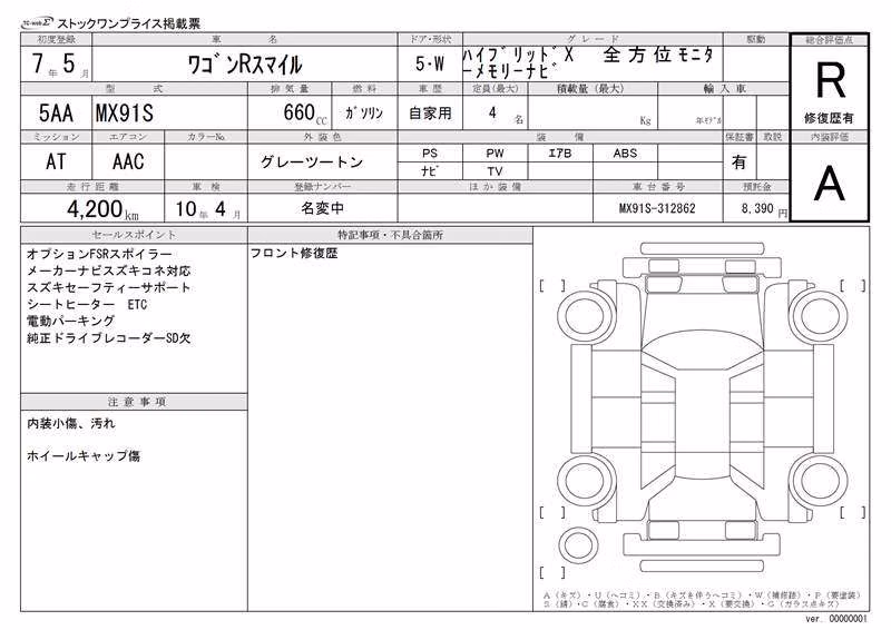 SUZUKI WAGON R SMILE