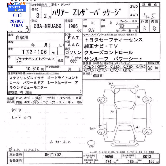 TOYOTA HARRIER