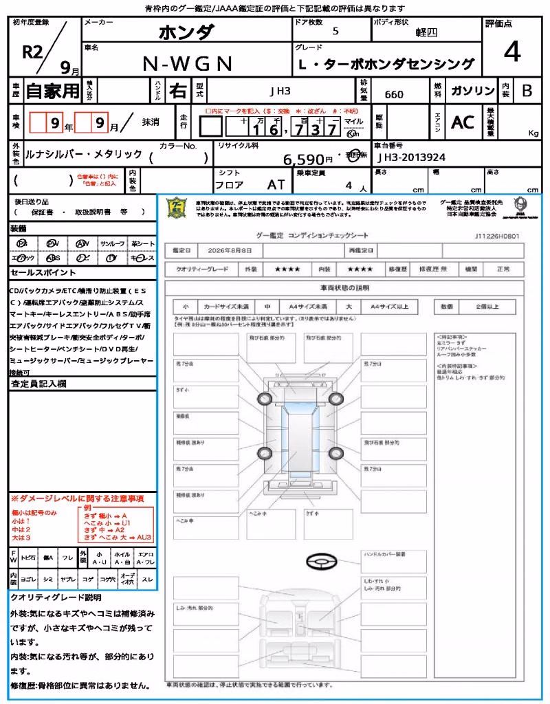 HONDA N-WGN