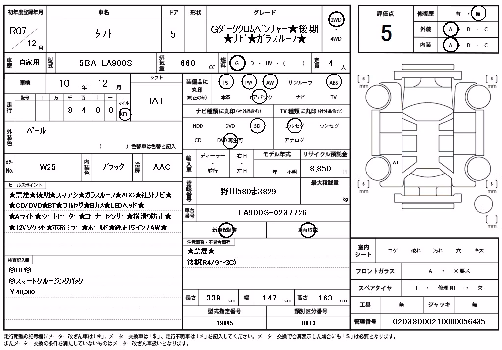 DAIHATSU TAFT