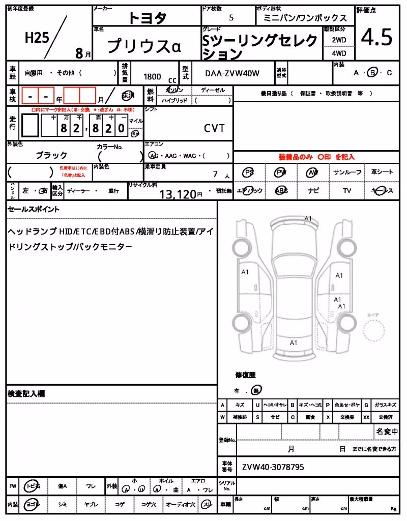 TOYOTA PRIUS ALPHA