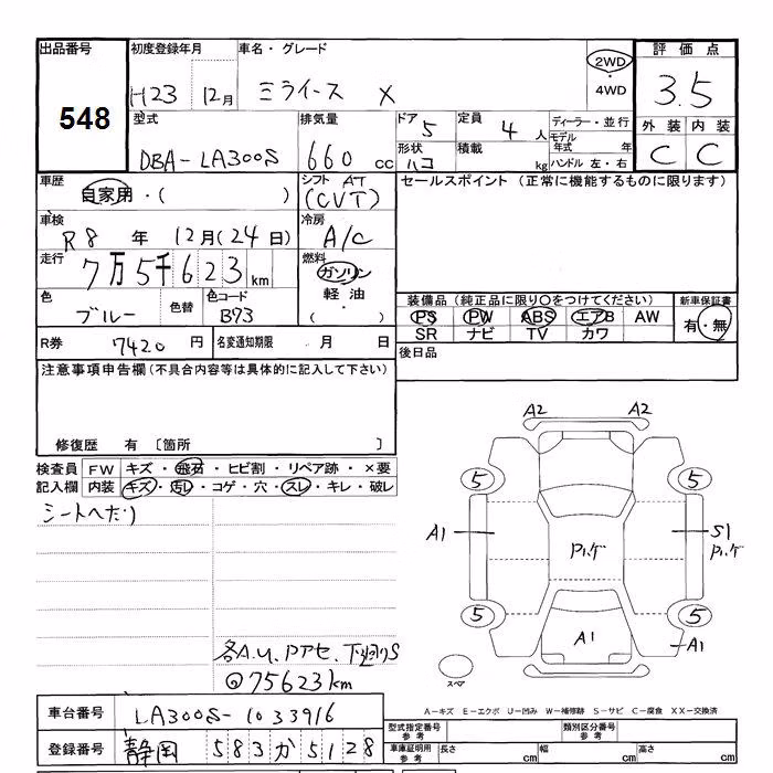 DAIHATSU MIRA E:S