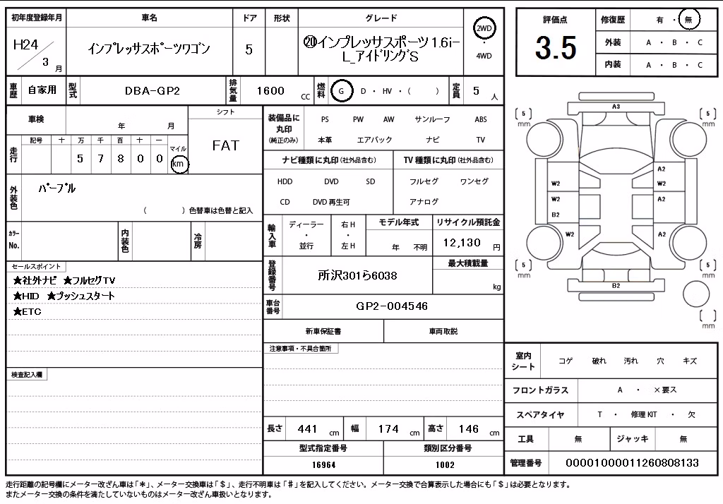 SUBARU IMPREZA