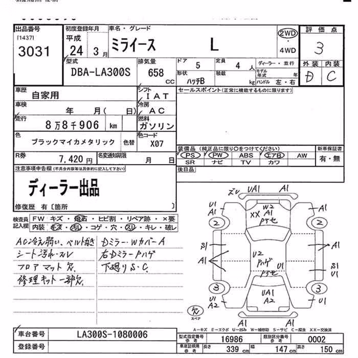 DAIHATSU MIRA E:S