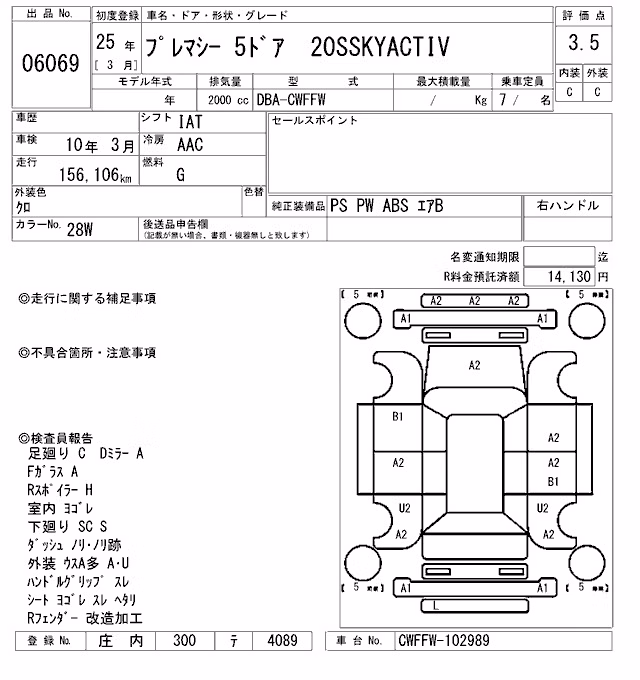 MAZDA PREMACY
