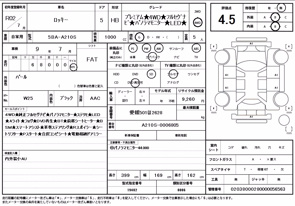 DAIHATSU ROCKY
