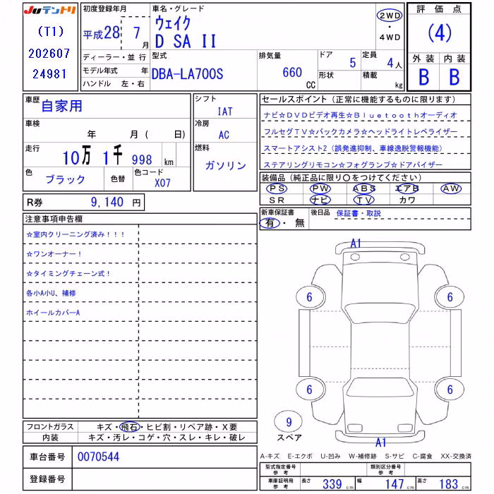 DAIHATSU WAKE