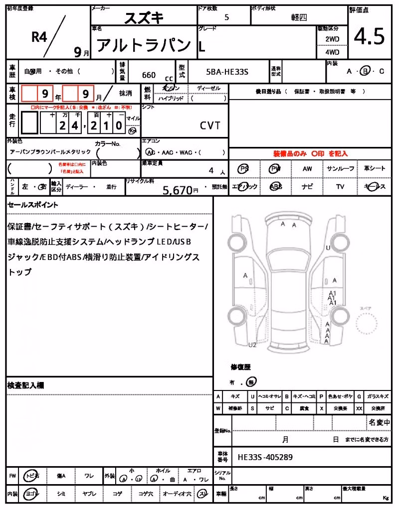 SUZUKI ALTO LAPIN