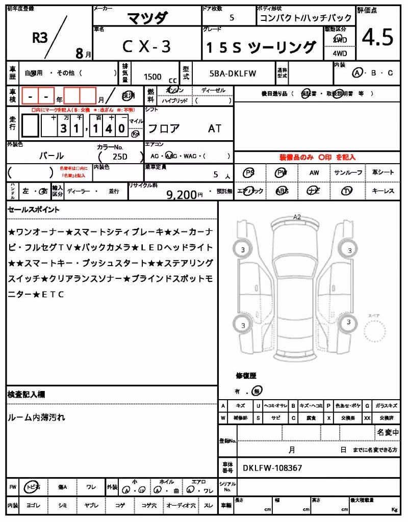 MAZDA CX-3