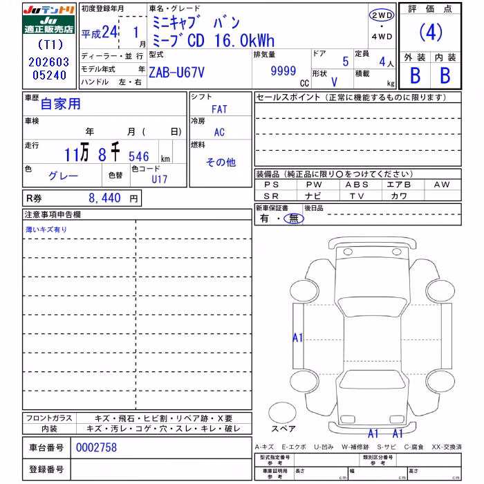 MITSUBISHI MINICAB MIEV