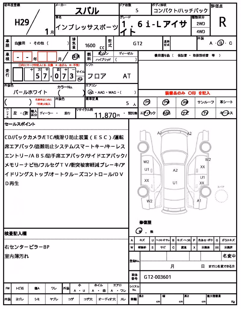 SUBARU IMPREZA