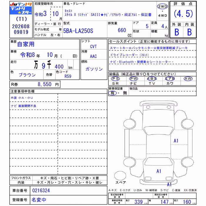 DAIHATSU CAST