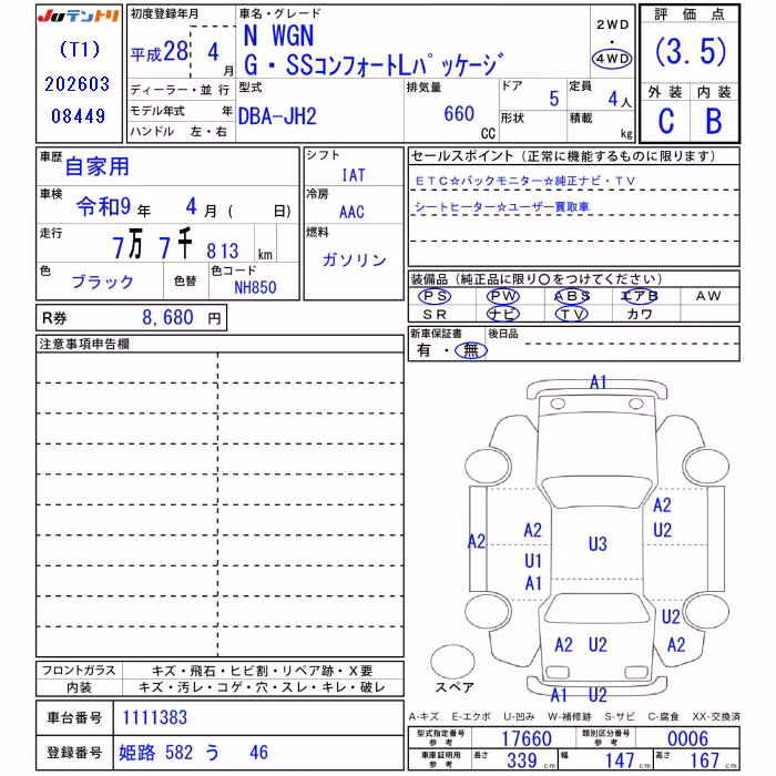 HONDA N-WGN