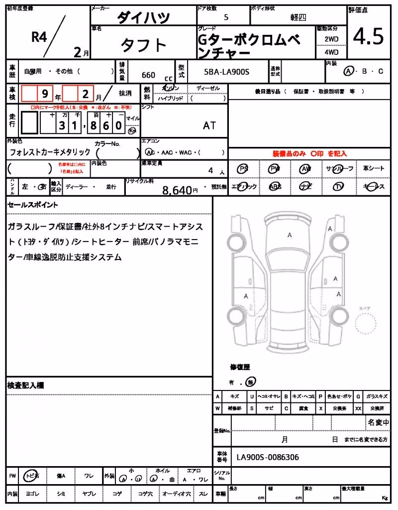 DAIHATSU TAFT