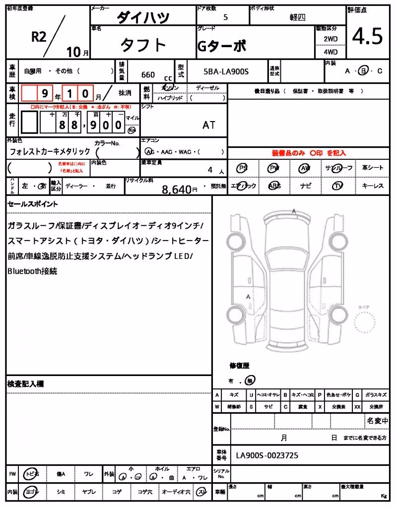 DAIHATSU TAFT