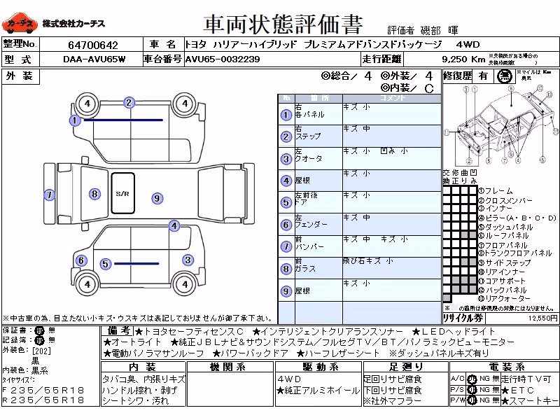 TOYOTA HARRIER