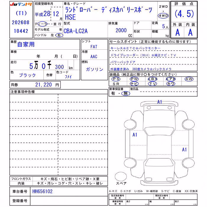 LAND ROVER DISCOVERY SPORT