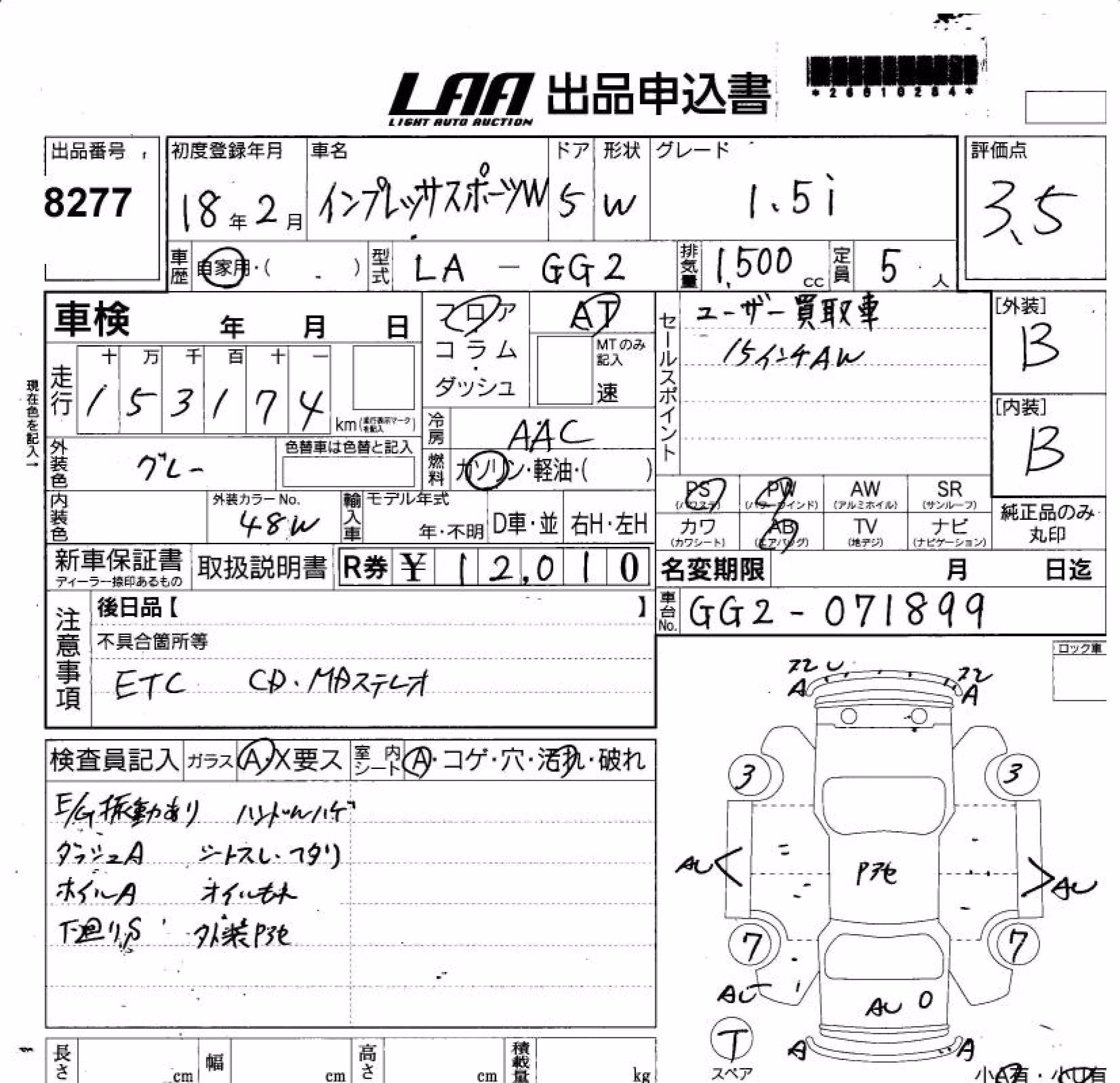 SUBARU IMPREZA
