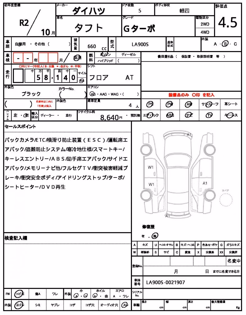 DAIHATSU TAFT