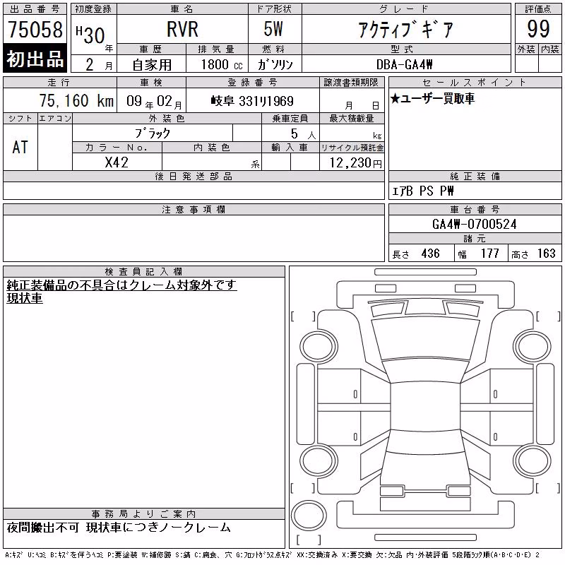 MITSUBISHI RVR