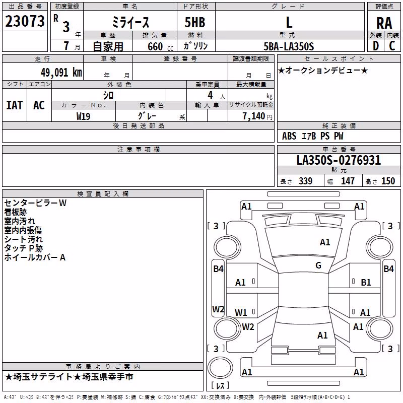 DAIHATSU MIRA E:S