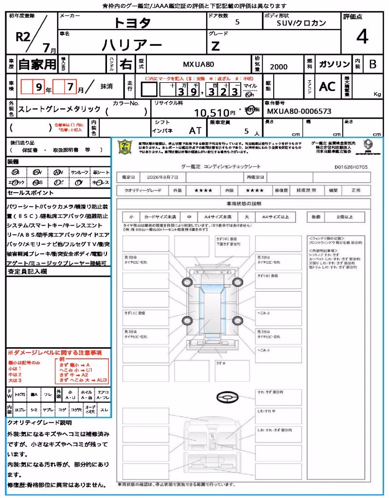 TOYOTA HARRIER