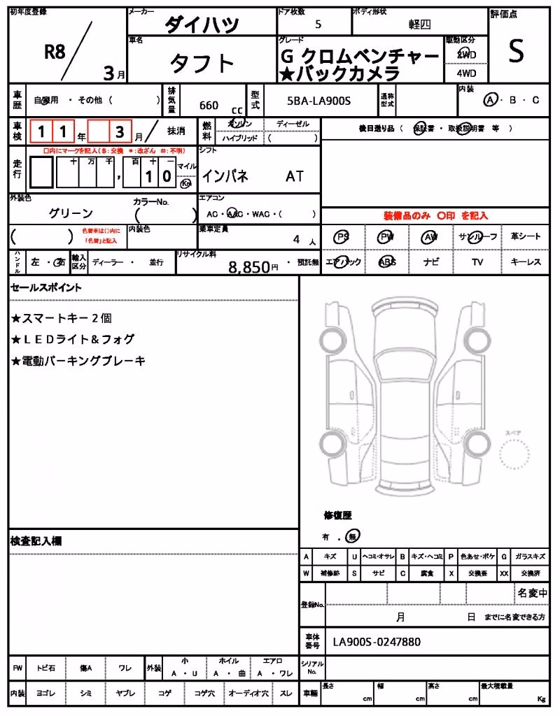 DAIHATSU TAFT